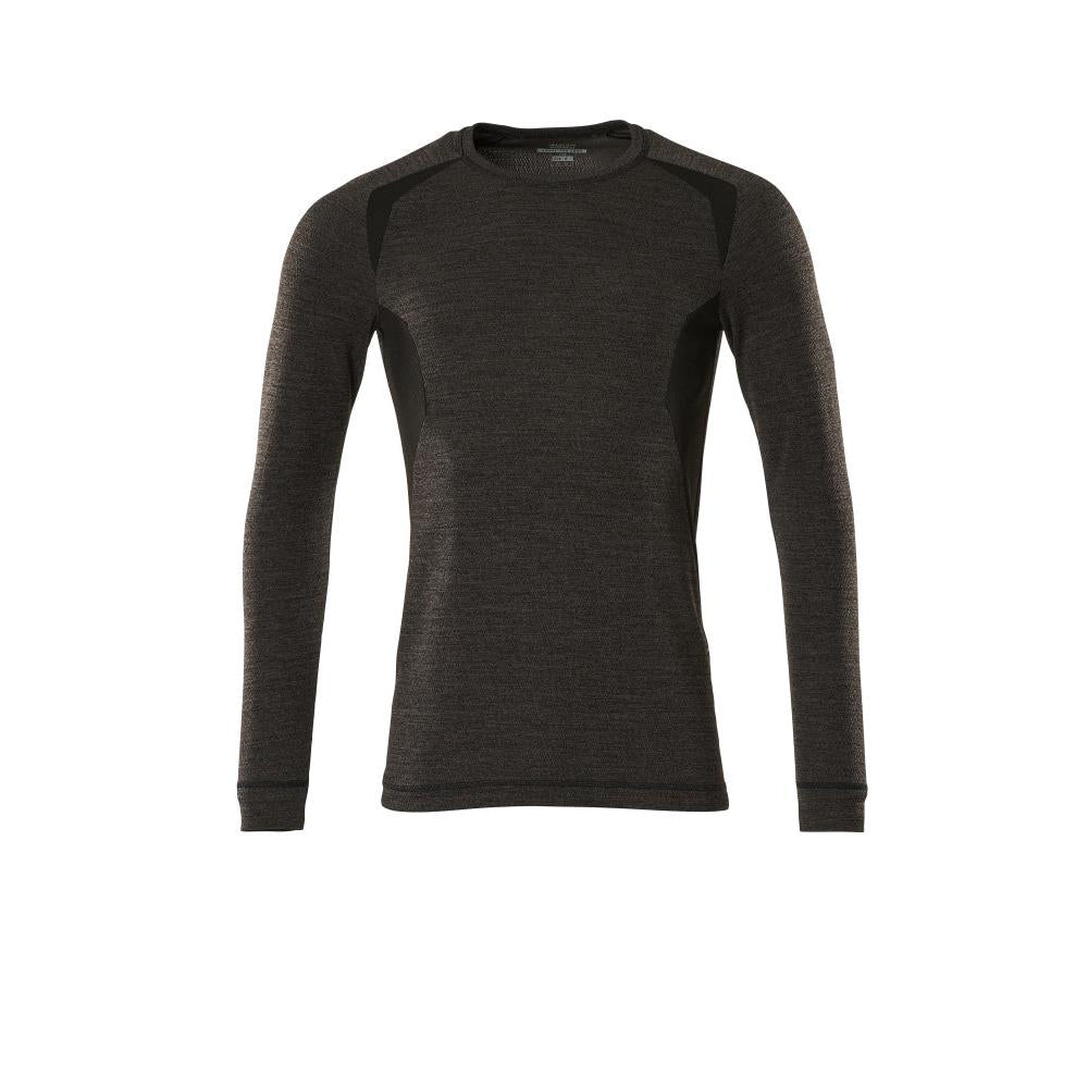 Podkoszulek funkcjonalny, lekki podkoszulek funkcjonalny, kolor ciemny antracyt/czarny