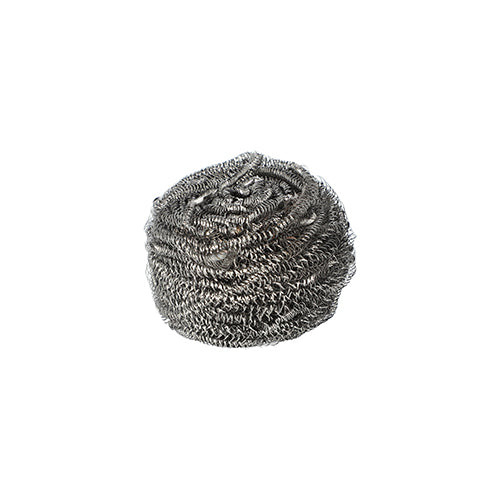 Starpak Spiraltopfreiniger, stal nierdzewna Ø 7,5 cm · 6 cm, szorujący (8 sztuk) skutecznie usuwa uporczywe plamy z garnków i patelni. Przedstawiony na prostym białym tle.