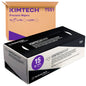 Na zdjęciu znajdują się dwa pudełka z precyzyjnymi chusteczkami Kimtech® Science firmy Kimberly-Clark GmbH: brązowy karton wysyłkowy (15x196 arkuszy) i czarno-białe pudełko sprzedażowe do czyszczenia delikatnych powierzchni.