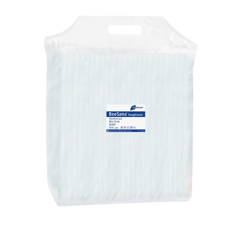 Poduszka chłonna BeeSana®, 12 x 38 cm | Karton (8 opakowań)