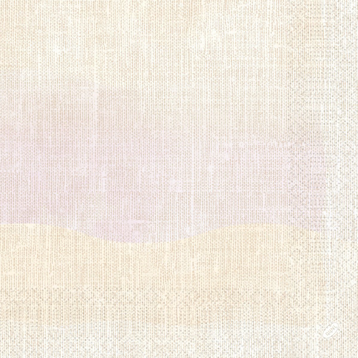 Strukturalne tło płótna w delikatnym beżu i jasnoróżowym przypomina Serenity, z widocznym tkanym wzorem, który przypomina Zellt.Serv firmy Duni GmbH. Serwetki 40x40 mm, 3-warstwowe (250 arkuszy papieru), z subtelnymi falistymi przejściami między poszczególnymi powierzchniami kolorów.