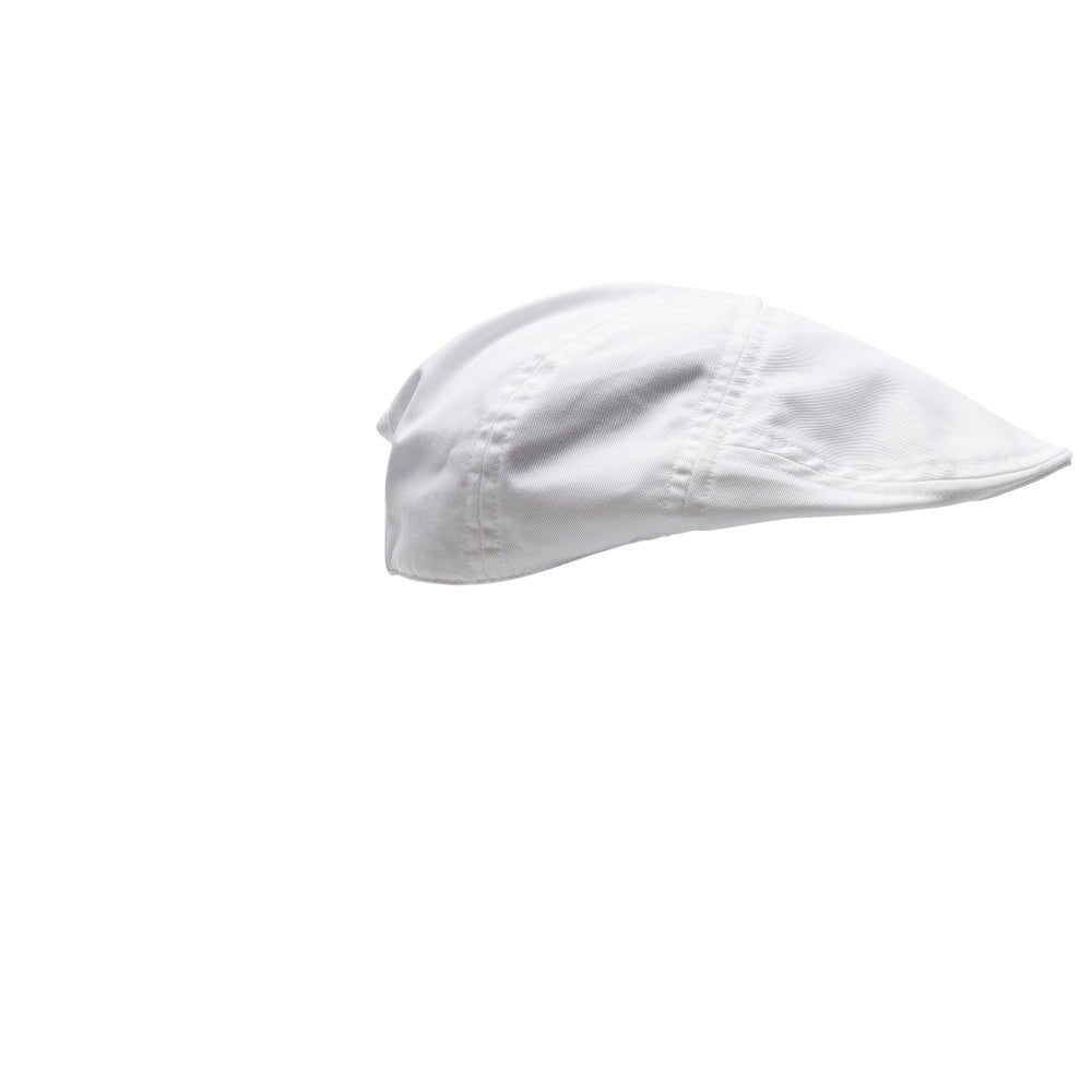 Kaszkiety typu flat cap w kolorze białym