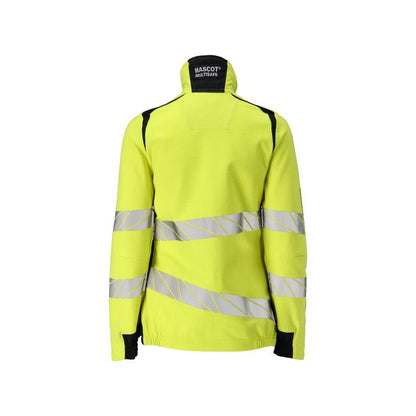 Kurtka damska, kurtka robocza ULTIMATE STRETCH Multisafe, odblaskowa żółto/czarno-niebieska