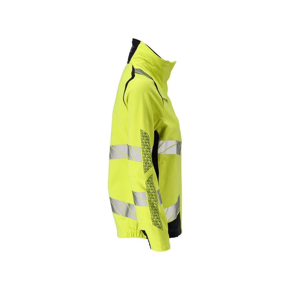 Kurtka damska, kurtka robocza ULTIMATE STRETCH Multisafe, odblaskowa żółto/czarno-niebieska