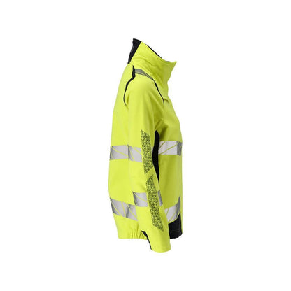 Kurtka damska, kurtka robocza ULTIMATE STRETCH Multisafe, odblaskowa żółto/czarno-niebieska