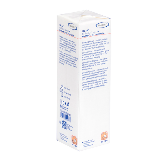 MaiMed-MK-kompresy z gazy niesterylne po 100 sztuk/worek papierowy