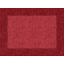 Die Bio-Dunicel-Sets 30x40 cm Linnea bordeaux der Duni GmbH sind biologisch abbaubare, rechteckige Tischsets mit einem strukturierten, geometrischen Design in satten Rottönen - umweltfreundliche Eleganz im 100er-Pack.