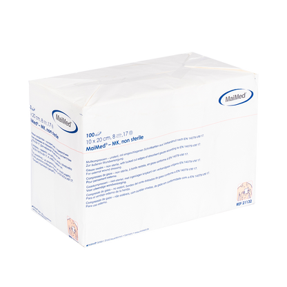 MaiMed-MK-kompresy z gazy niesterylne po 100 sztuk/worek papierowy