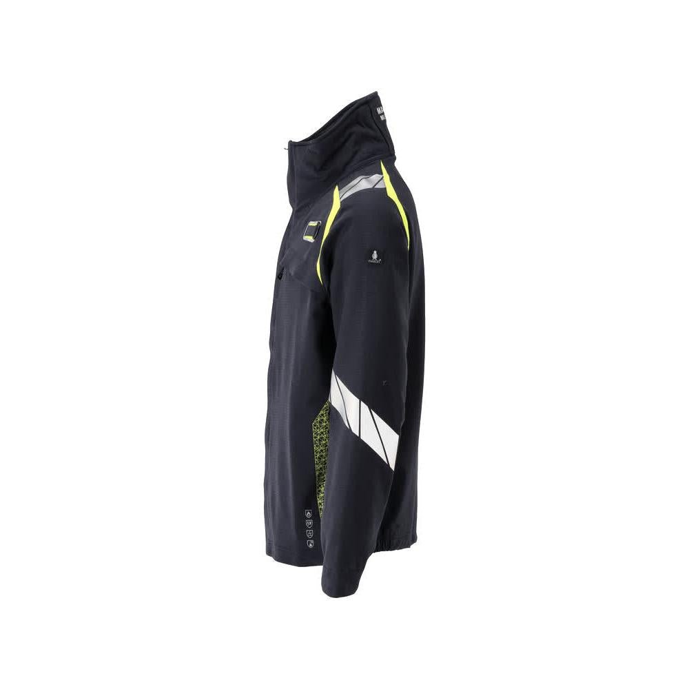 Kurtka, kurtka robocza ULTIMATE STRETCH Multisafe, czarno-niebieska/żółta odblaskowa