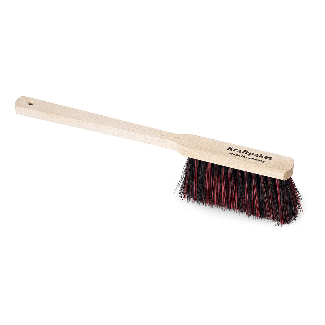 Nölle Profi-Besen Langstielhandfeger 45 cm od Nölle Profi Brush Bürsten- & Pinseltechnik e.K. jest idealny jako miotła ręczna Arenga/Elaston do profesjonalnych zadań czyszczących dzięki lekkiej drewnianej rączce i gęstym czarno-czerwonym włosom.