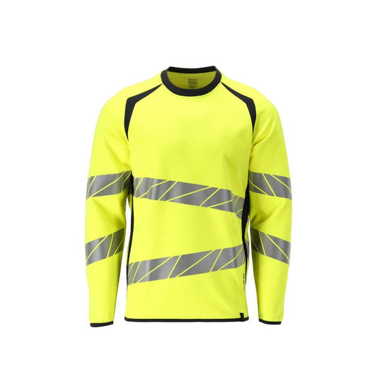 Bluza o nowoczesnym kroju. Bluza Multisafe, odblaskowa żółto-czarno-niebieska