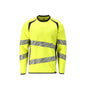 Bluza o nowoczesnym kroju. Bluza Multisafe, odblaskowa żółto-czarno-niebieska