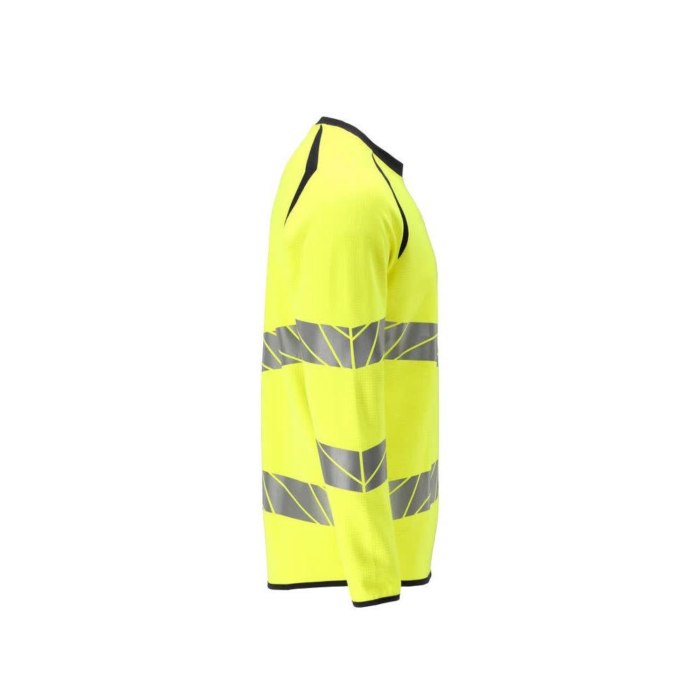 Bluza o nowoczesnym kroju. Bluza Multisafe, odblaskowa żółto-czarno-niebieska