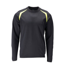 Bluza o nowoczesnym kroju. Bluza Multisafe, czarno-niebieska/żółta odblaskowa