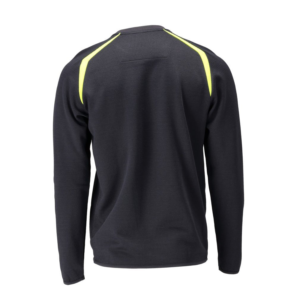 Bluza o nowoczesnym kroju. Bluza Multisafe, czarno-niebieska/żółta odblaskowa