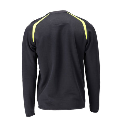 Bluza o nowoczesnym kroju. Bluza Multisafe, czarno-niebieska/żółta odblaskowa