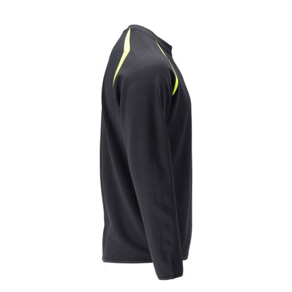 Bluza o nowoczesnym kroju. Bluza Multisafe, czarno-niebieska/żółta odblaskowa