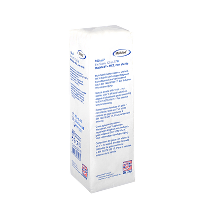MaiMed-MKS-kompresy szczelinowe z gazy niesterylne, 100 szt./worek papierowy