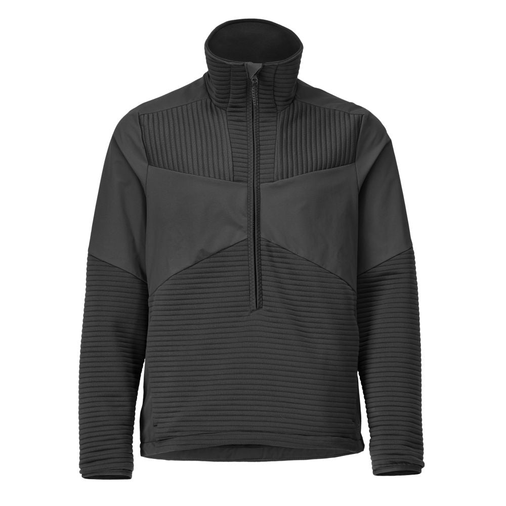 Sweter polarowy, krótki zamek, podszewka z mikropolaru