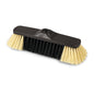 Miotła pokojowa Nölle Profi Brush (28 cm, antracyt) od Nölle Profi Brush Bürsten- & Pinseltechnik e.K. posiada czarną plastikową podstawę z mieszanką jakościową włosia - czarny środek, jasnobrązowe boki - oraz otwór na gwint do mocowania trzonka.