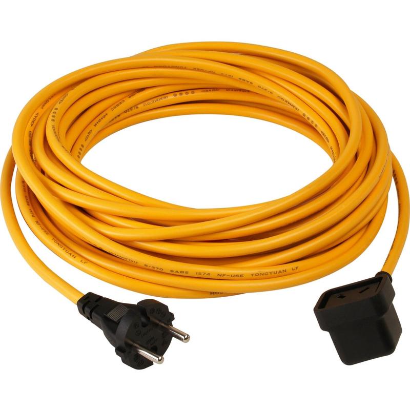 Kabel do ładowania Numatic żółty do TwinTec 3 x 1,0 mm², ok. 3 m long | Opakowanie (1 szt.)