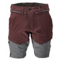Szorty, elastyczne, lekkie spodenki, bordowy/antracytowy szary