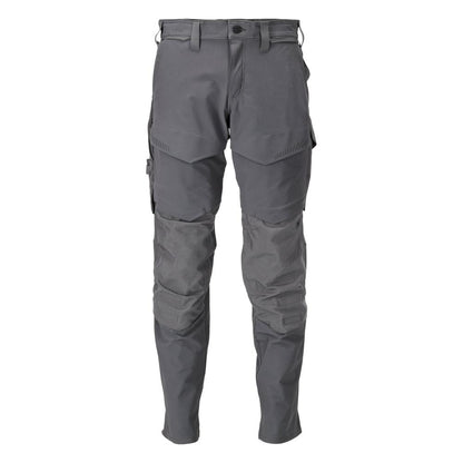 Spodnie z kieszeniami na kolanach, spodnie ULTIMATE STRETCH, kolor antracytowy