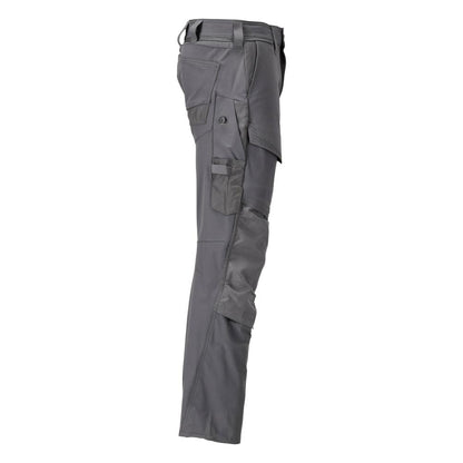 Spodnie z kieszeniami na kolanach, spodnie ULTIMATE STRETCH, kolor antracytowy