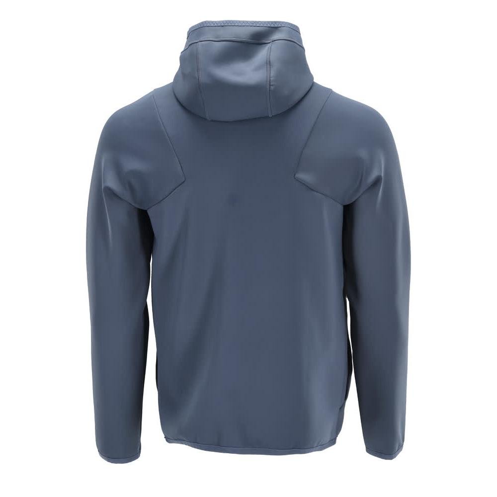 Bluza polarowa, kaptur, kurtka z mikropolaru zapinana na zamek, w kolorze kamiennego błękitu