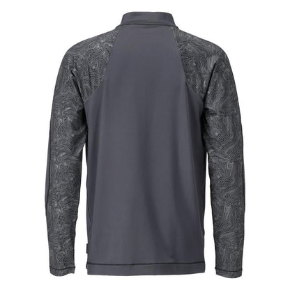 T-shirt z długim rękawem, krótki, zapinany na zamek