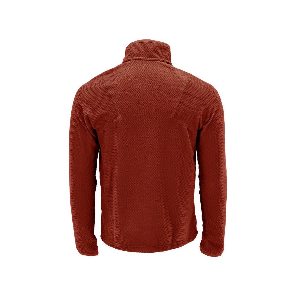 Sweter z mikropolaru w połączeniu z krótką kurtką z mikropolaru zapinaną na zamek