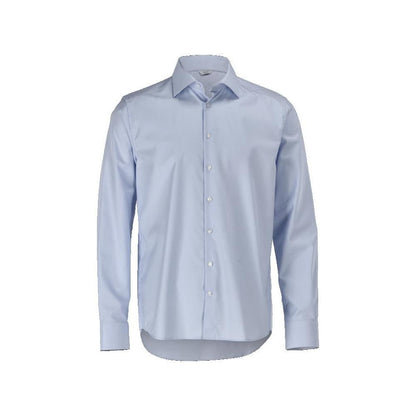 Koszula slim fit w kolorze jasnoniebieskim/białym