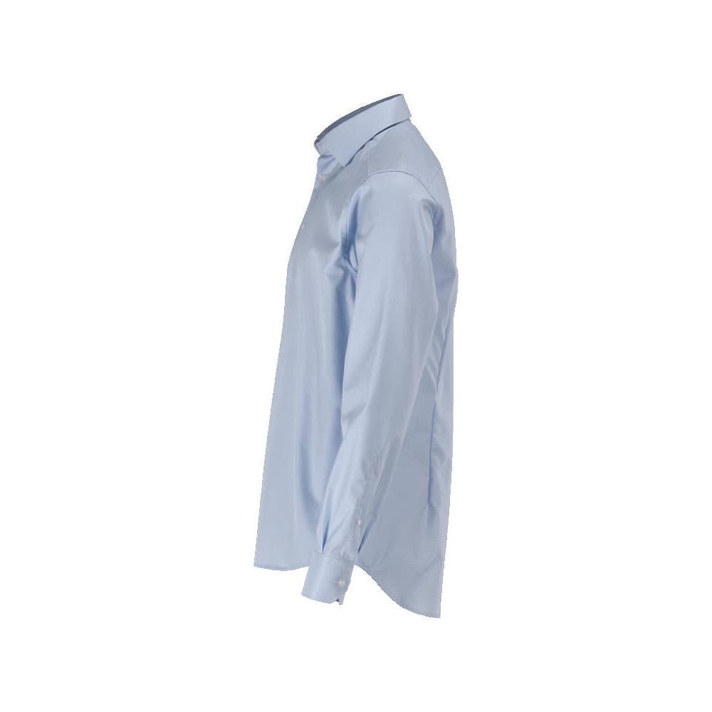 Koszula slim fit w kolorze jasnoniebieskim/białym