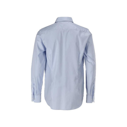 Koszula slim fit w kolorze jasnoniebieskim/białym