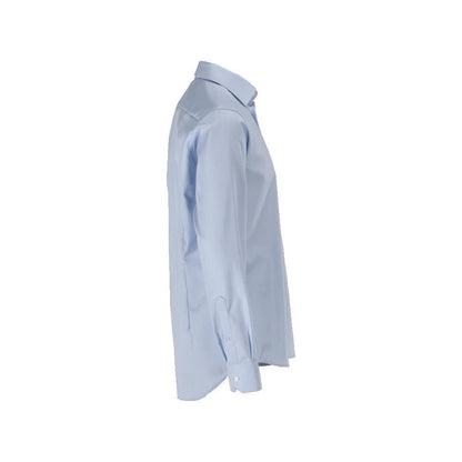 Koszula slim fit w kolorze jasnoniebieskim/białym