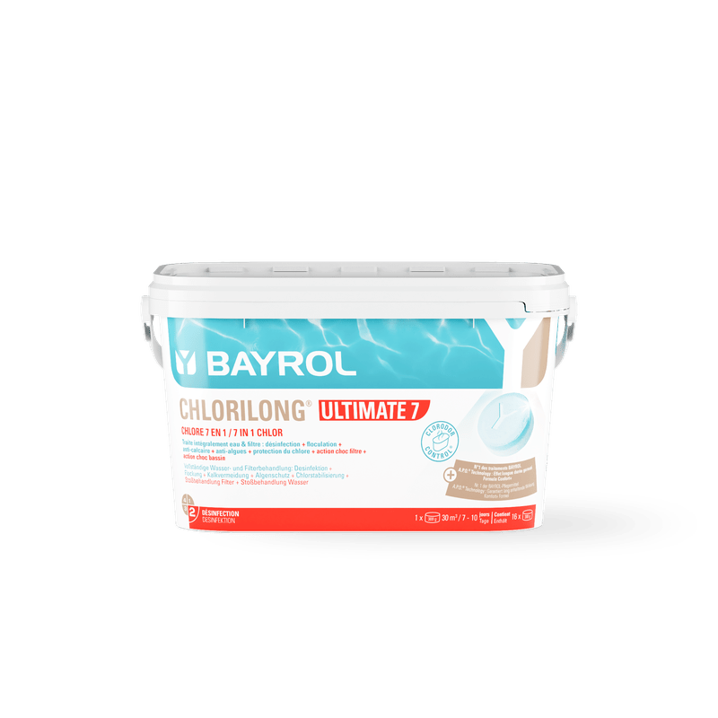 BAYROL Chlorilong® ULTIMATE7 dwufazowe tabletki chlorowe z 7 funkcjami
