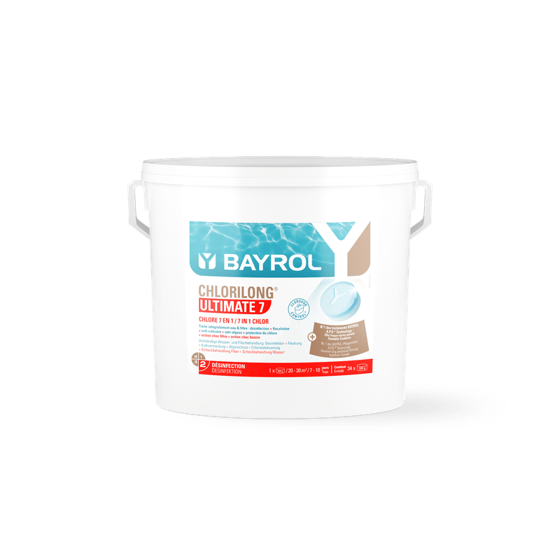 BAYROL Chlorilong® ULTIMATE7 dwufazowe tabletki chlorowe z 7 funkcjami
