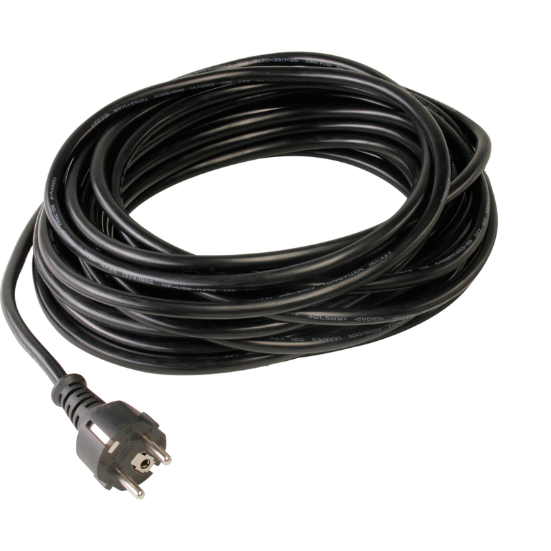 Kabel zasilający Numatic 2-żyłowy, 10,0 m x 1,00 mm, czarny | Opakowanie (1 szt.)