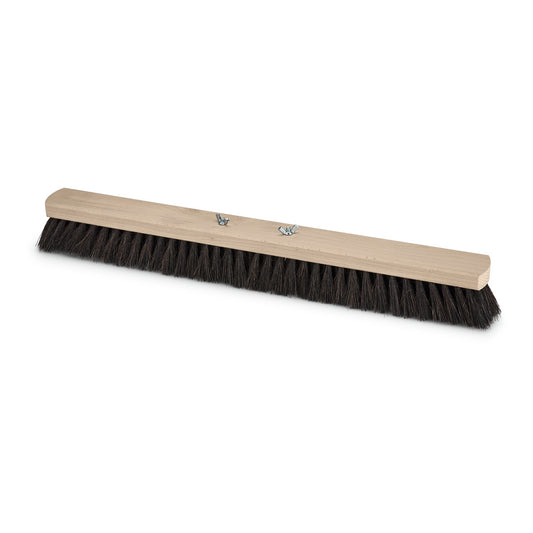 Die Nölle Profi-Bürste Saalbesen 60 cm mit Naturhaar und Flügelschrauben von Nölle Profi Brush Bürsten- & Pinseltechnik e.K. hat einen stabilen Holzsockel, dichte Borsten und ist ideal zum Anbringen eines Stiels.