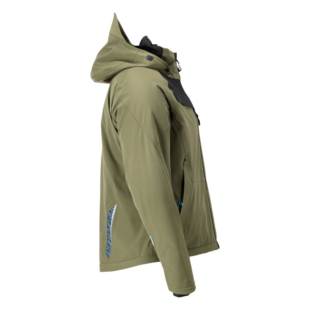 Kurtka zimowa z CLIMASCOT®, wodoodporna kurtka zimowa, zieleń mchu/czarna