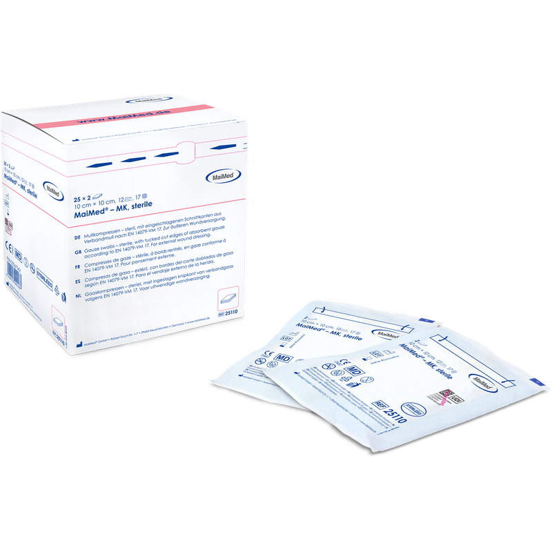 MaiMed-MK-sterylne kompresy z gazy