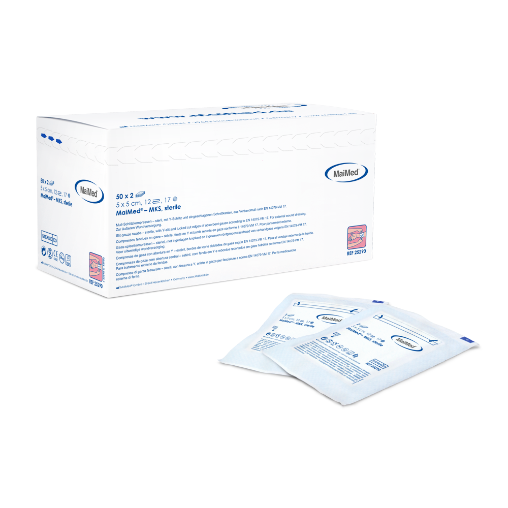 MaiMed-MKS-sterylne kompresy z gazy