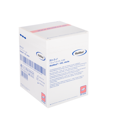 MaiMed-VKS-sterylne kompresy polarowe szczelinowe, 25x2 szt./opakowanie
