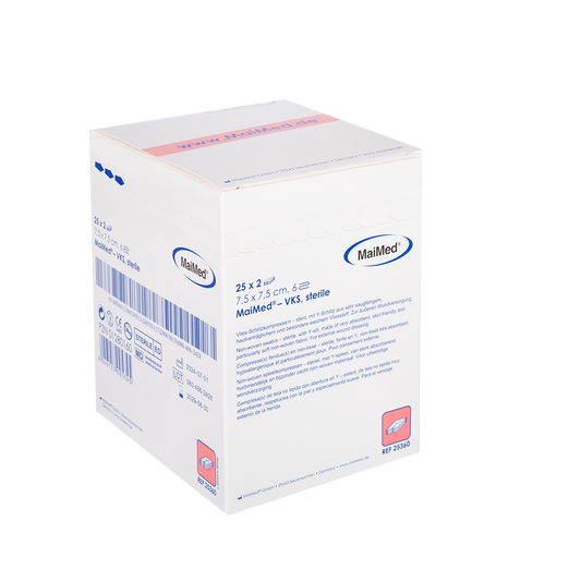 MaiMed-VKS-sterylne kompresy polarowe szczelinowe, 25x2 szt./opakowanie