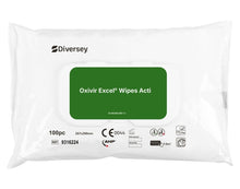 Różnorodne ręczniki dezynfekcyjne z Diversey Oxivir® Excel z szerokim zakresem efektów | Pakiet (100 ręczników)