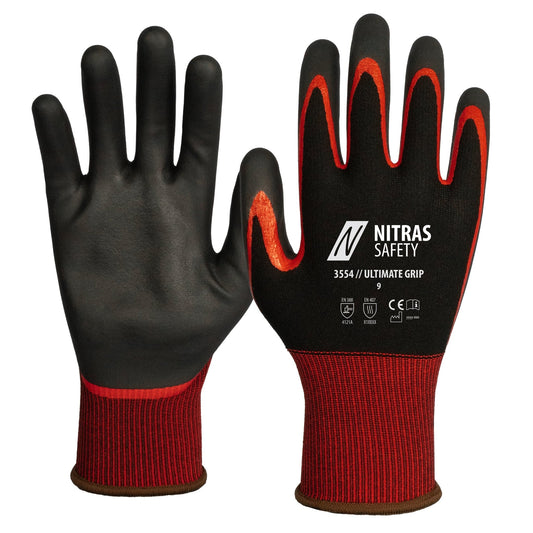 NITRAS ULTIMATE GRIP, rękawice montażowe