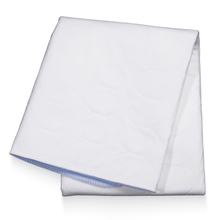 Ochraniacz na łóżko AMPri MED-COMFORT nadający się do prania 75 x 90 cm, niebieski/biały | Opakowanie (1 szt.)