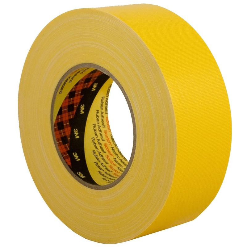 Taśma klejąca do tkanin 3M™ 389, żółta – taśma klejąca do wszechstronnych zastosowań