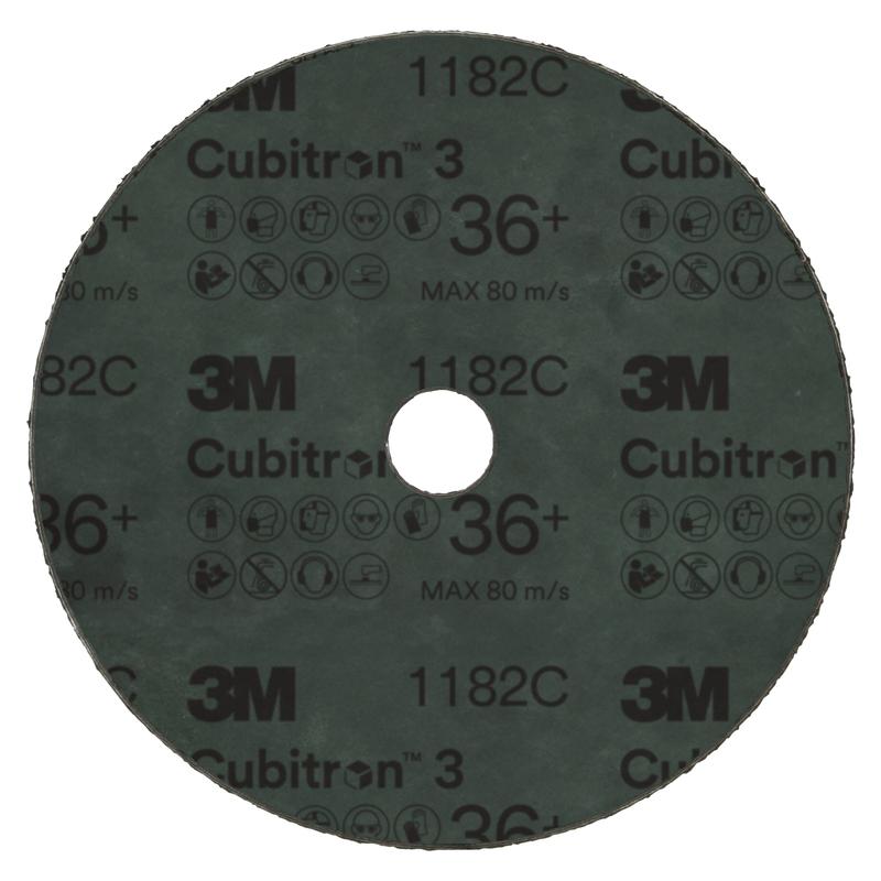 Dysk fibrowy 3M™ Cubitron™ 3 1182C, 36+ - Materiał ścierny do metalu