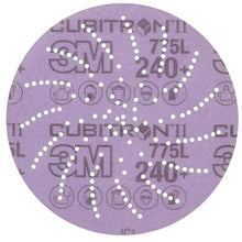 Dysk z folią 3M Xtract™ Cubitron™ II 775L, 125 mm, 240+, wielootworowy | Opakowanie (50 sztuk)